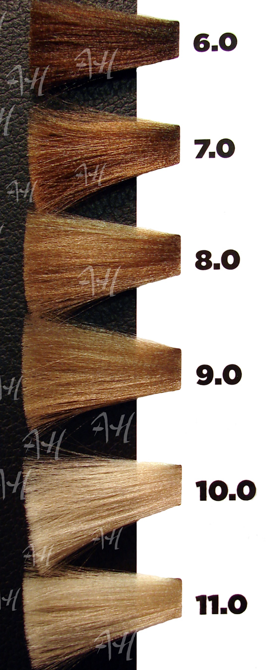 ICON ECOTECH NATURAL RUBIOS: Rubio 7.0, Rubio claro 8.0, Rubio muy claro 9.0, Platino 10.0, Platino ultra 11.0