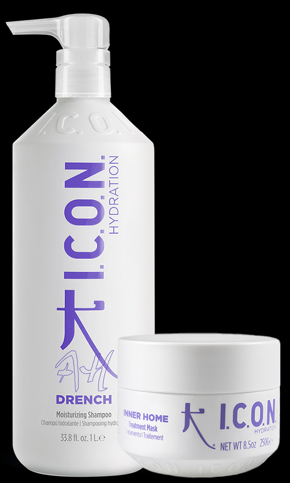 Pack ahorro champú DRENCH de litro + INNER HOME I.C.O.N.