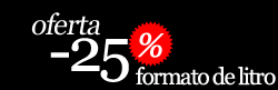 Oferta -25% formato de litro