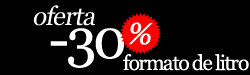 Oferta -30% formato de litro